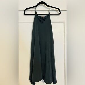 Charcoal gray mini dress